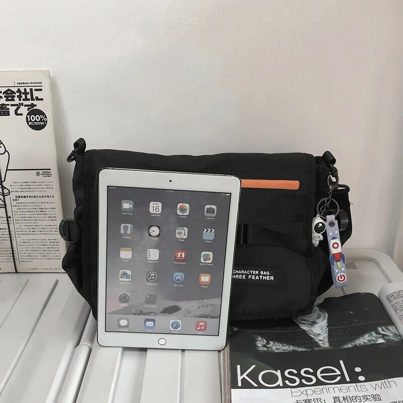 Square Bag Harajuku Men Crossbody Bags Women Girls School Book Bag Shoulder Bag