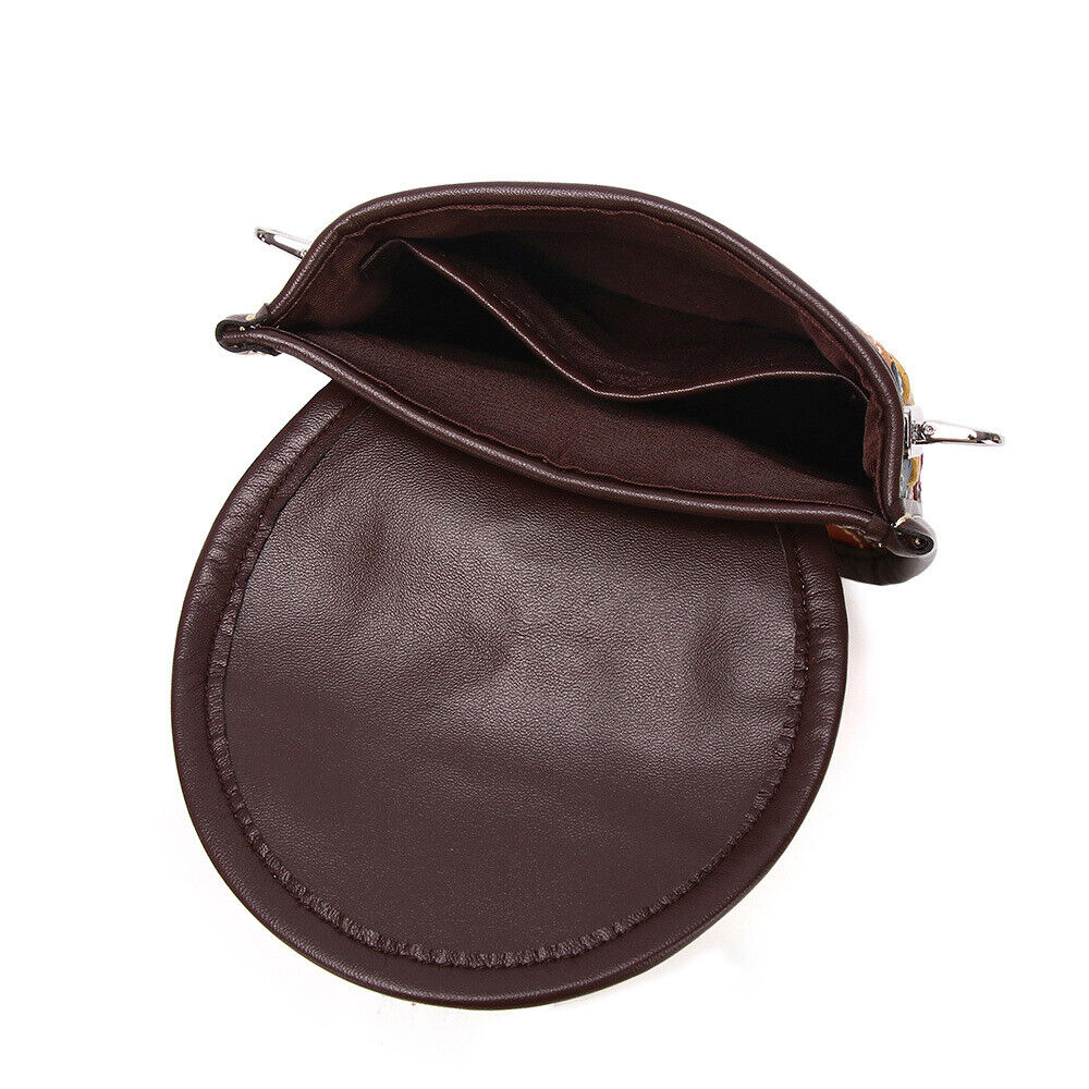 Real Leather Colorful (random) Patchwork Women's Sling Shoulder Bag Phone Holder