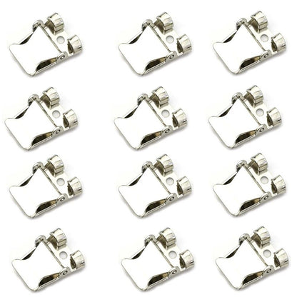 Men Necktie Accessories 12Pcs Bolo Tie Tip Zinc Alloy Fashion Clothing 1.9x2.2cm