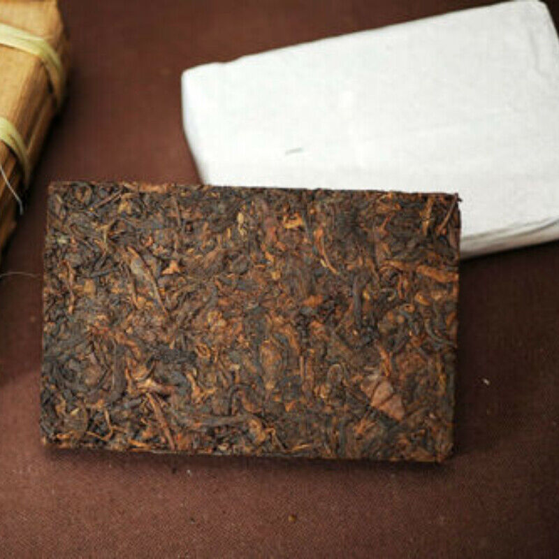 PU'ER Tea Lao Man E Pu-erh Tea Brick Ripe Puer Ancient Tree Pu'er Tea 500g-