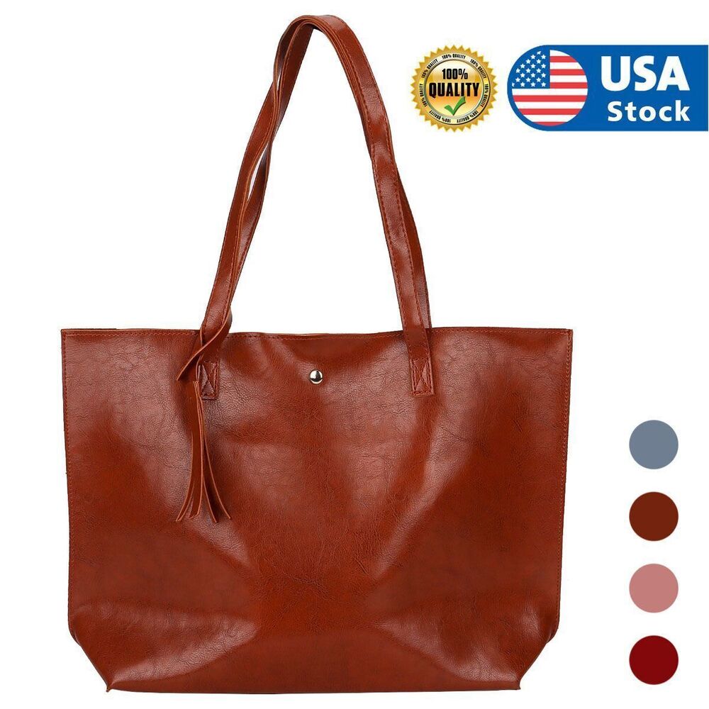 Tote Bag for Women Soft Faux Leather Handbags Purses Large Shoulder Fashion
