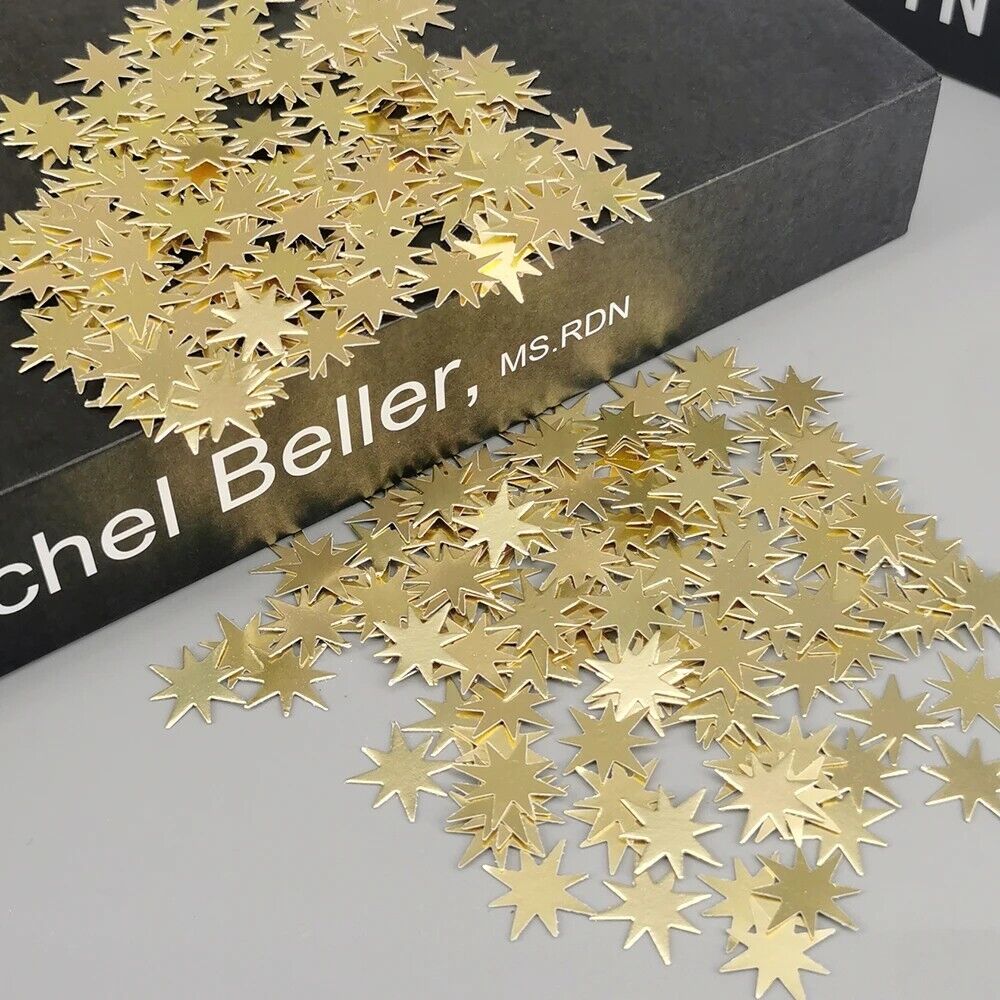 Confetti 15g Glitter Paper Star Gold DIY Wedding Birthday Party Balloon Supplies