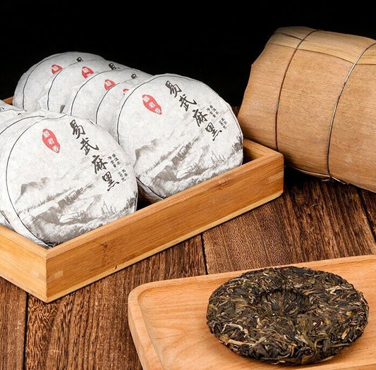 Yunnan Raw Puerh Tea Organic YuWu Ma Hei Pu Erh Tea Ancient Tree Puer Tea Cake