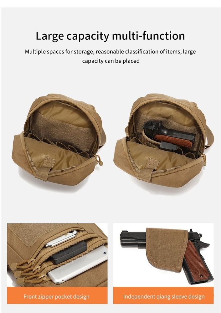 Tactical Bag Shoulder Strap Bag Men Hiking Backpack Outdoor Hunting Camping Bag