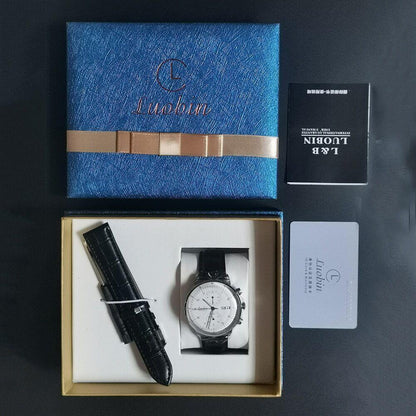 Luobin Automatic Men's Mechanical Luxury Watch 3atm Hour Date Month Multi Dials