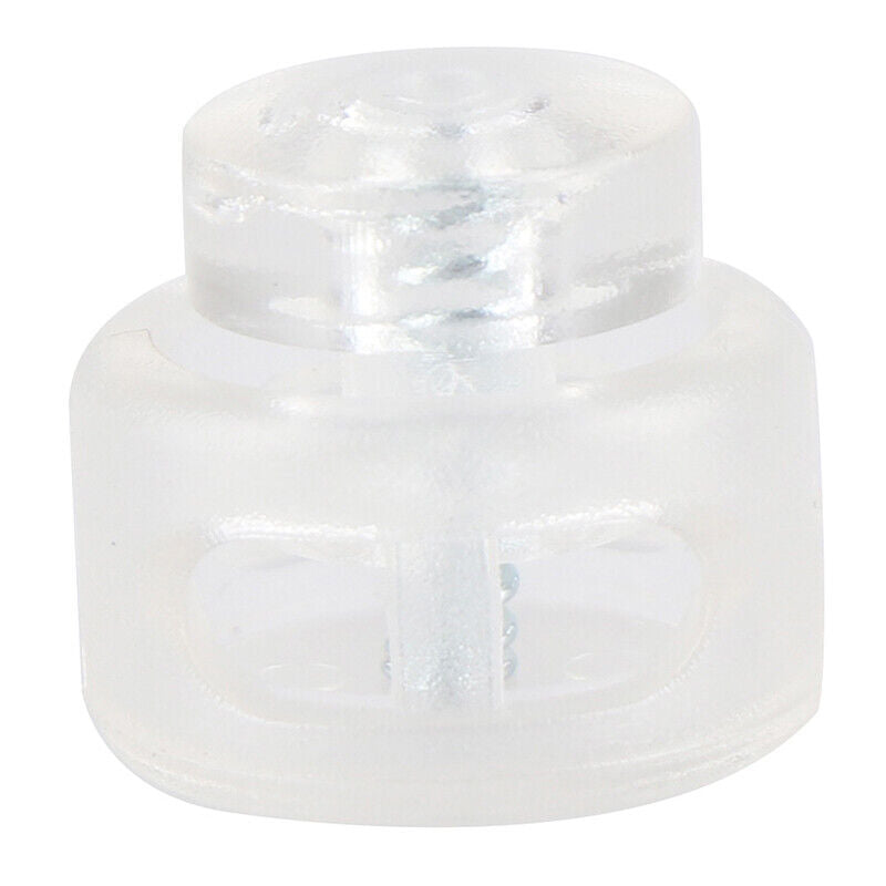 10pcs Cord Lock Plastic Stopper Cord Ends Buckle DIY Shoelace Bag Accessories!