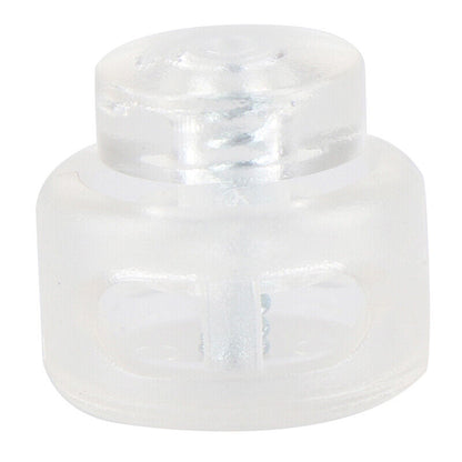 10pcs Cord Lock Plastic Stopper Cord Ends Buckle DIY Shoelace Bag Accessories!