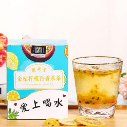 90g/Set Delicate Nourishing Fruit Tea Aromatic Passion Fruit Herbs Tea