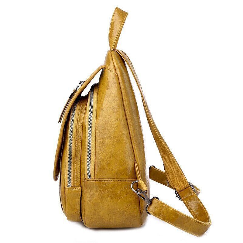 Women Leather Backpack Chest Shoulder Bags Ladies Back Pack Bags Bagpack