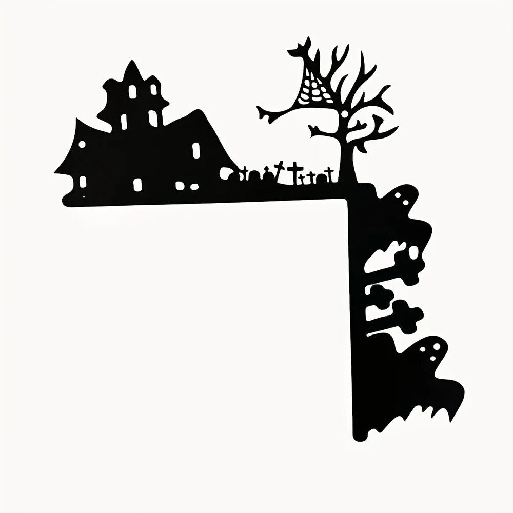 1pc, Halloween Party Door Hanging Door Corner Art, Decorative Ornaments
