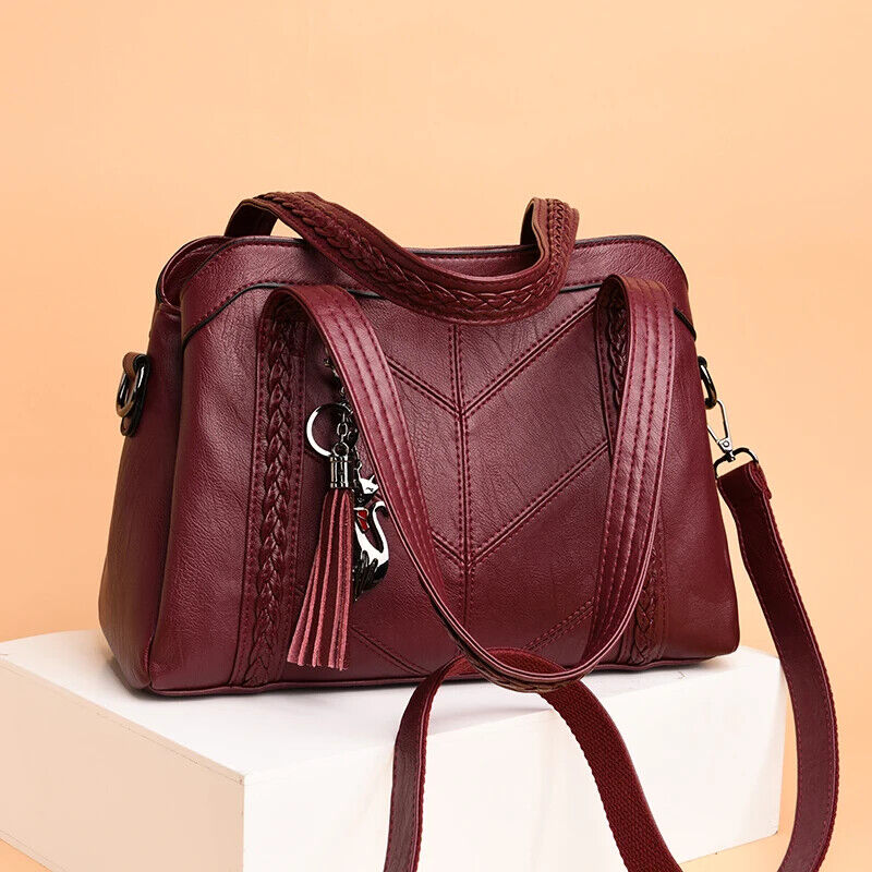 Leather Women Bags Shoulder Crossbody Hand Bags Women Ladies Handbags