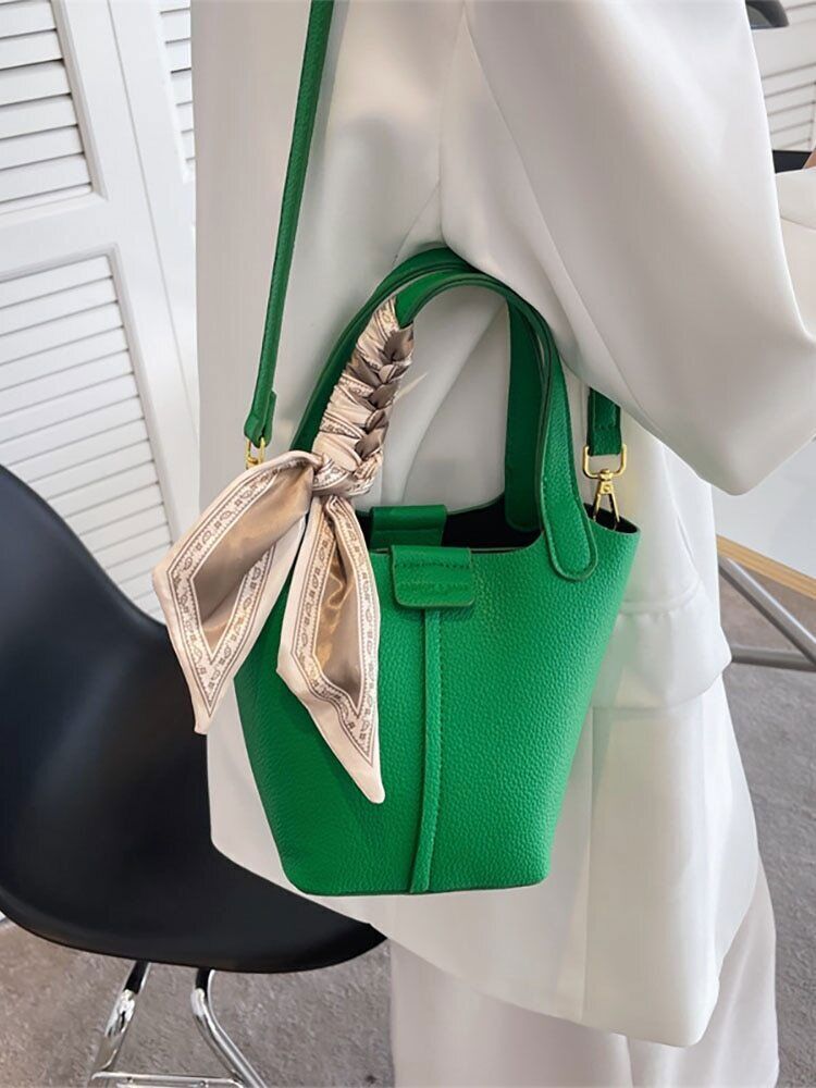 Bag Women Handbag Green Leather Shoulder Crossbody Bag Shopper Tote Bag