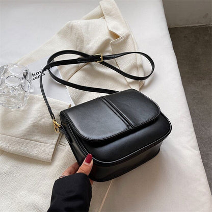 Saddle Crossbody Bags Women Winter Handbags Leather Shoulder Bag