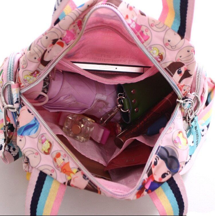 Woman Shoulder Bag Cowboy Bag Baby Handbag Oxford Cloth Messenger Bag