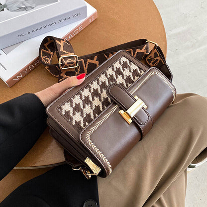 Bag Design Woolen Square Bag & Elegant Shoulder Bag Thickness 8cm