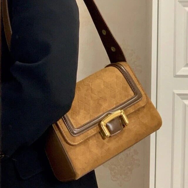 Women's Vintage Satchel Handbag Elegant Top Handle Classic Bag Retro Gift