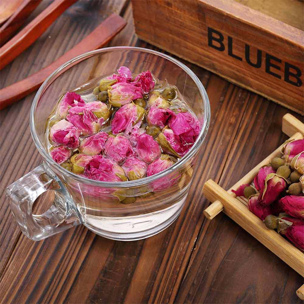 Rose Tea 2023 Rose Bud Tea Natural Blooming Flower Tea to Lose Weight