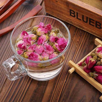 Rose Tea 2023 Rose Bud Tea Natural Blooming Flower Tea to Lose Weight