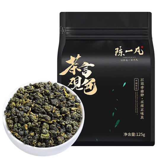 Taiwan Original Premium Frozen Top Oolong Tea陈一凡冻顶乌龙茶 2023正宗台湾原产特级浓香型高山茶袋装125g/袋