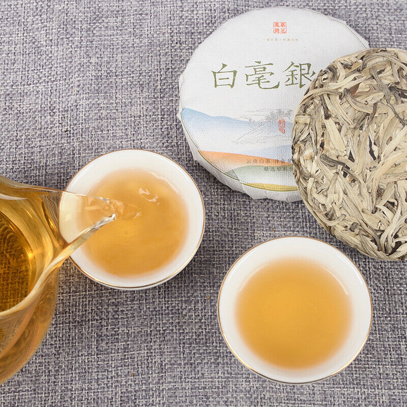 100g Yunnan White TeaBaihaoyinzhen White Hairs Large Buds Organic Single Bud Tea