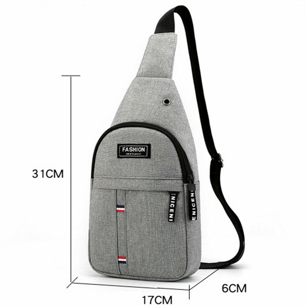 Men Shoulder Bag Crossbody Bag On Shoulder Travel Sling Bag Pack Chest Bag Male