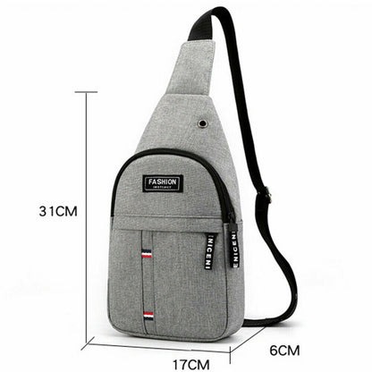 Men Shoulder Bag Crossbody Bag On Shoulder Travel Sling Bag Pack Chest Bag Male