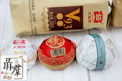 Yunnan Xia Guan Dae pu er Tea three TUO CHA sheng and shu puer raw ripe puerh