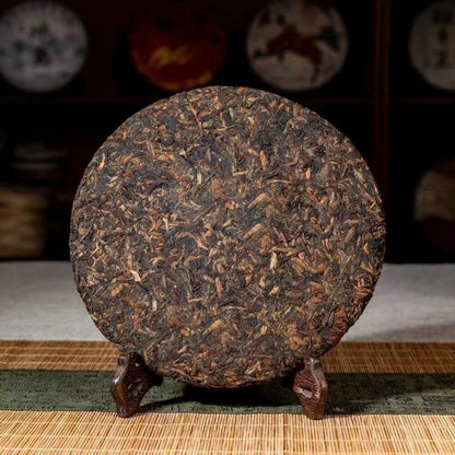 357g Yunnan Pu'er Ripe Tea 2006 Iceland Pu-erh Tea Cake Aged Puerh Cooked Tea