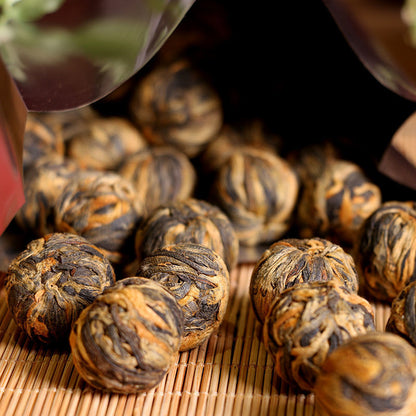 Yunnan Fengqing Dian Hong Tea Handmade Longzhu Golden Bud Honey Scented Tea 100g