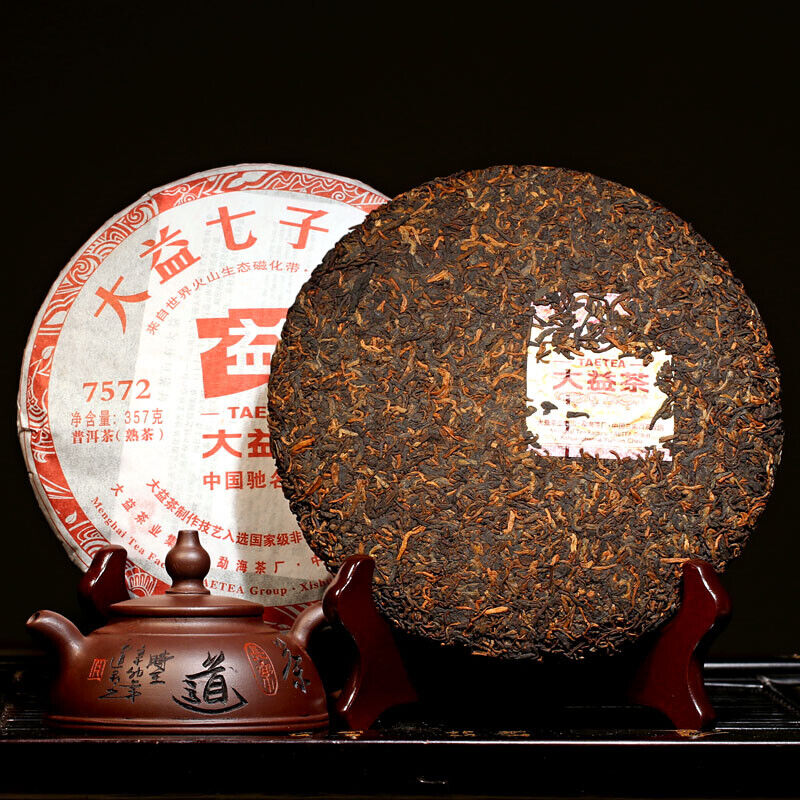 TAETEA Menghai Classic 7572 Pu-erh Ripe Puer Dayi Shu Puerh Tea 357g
