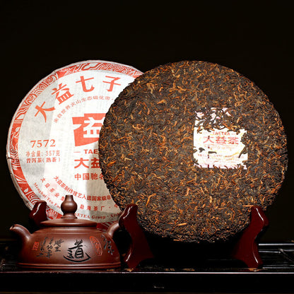 TAETEA Menghai Classic 7572 Pu-erh Ripe Puer Dayi Shu Puerh Tea 357g