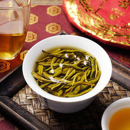 100g/3.52oz Jingmai Ancient Pure Material Pu'er Raw Tea Seven Seed Cake Tea