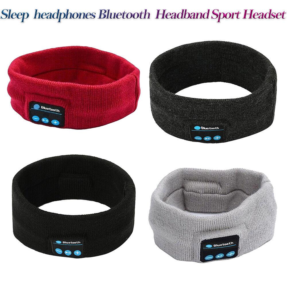 Sleep Bluetooth 5.0 Headband Wireless Headphones Stereo Sport Run Music Headset