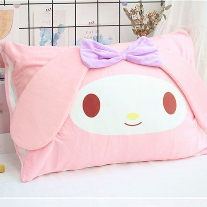 Hello Kitty Kuromi My Melody Cinnamoroll Bed Pillow Case Cover Soft Pillowcase A