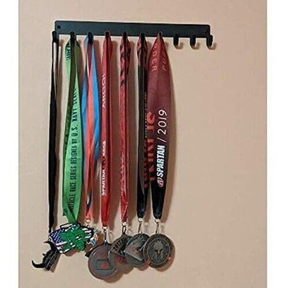 Ice Hockey Goalie Medal Hanger Rack Wall Mounted Hook Up Hanger Artwork Shape