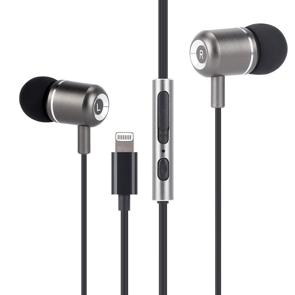 TRON Wired Earbuds with Mic & Volume Control, Noise-Isolating In-Ear Headphone