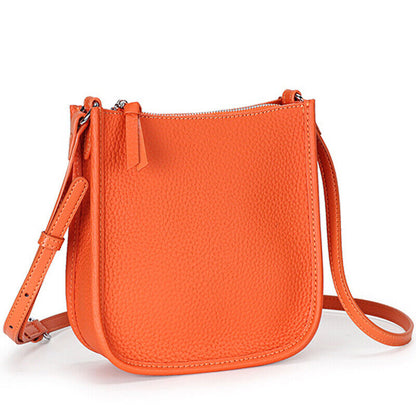 100% Genuine Leather Bucket Bag Women's Summer Designer Small Sling/Shoulder Bag
