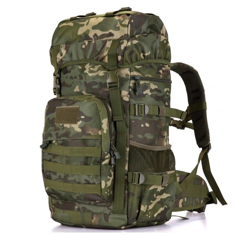 50L Large Capacity Tactics Backpack Nylon Army Bag Hike Travel Backpacks