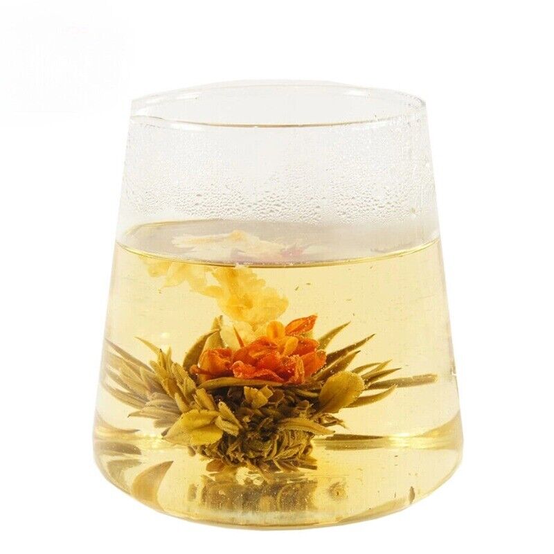 Plain Sailing Blooming Tea Silver Needle Jasmine Flowers Qiu Shui Yi Ren 20pcs