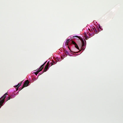 Witch Magic Wand Multicolor Natural Crystal Jewelry Fairy Stick Hair Accessories