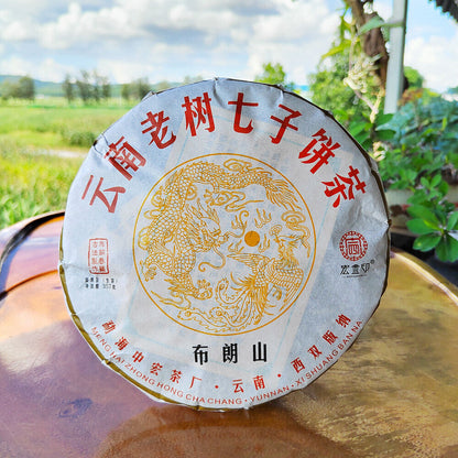 Menghai Pu'er Tea Brangshan Early Spring Arbor Pu'er Raw Tea 357g