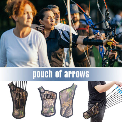 Archery Bow Arrow Quiver Holder Bag For Outdoor Hunting Shooting Accessories 1x