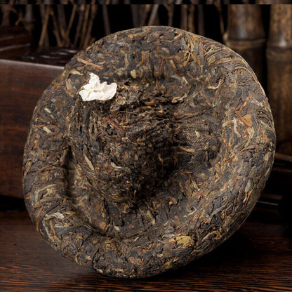 250g Pu Erh Aged Pu Er Bao Yan Jin Cha Xiaguan FT7683-11 Mushroom TuoCha