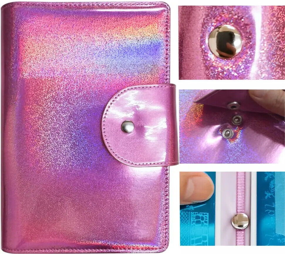Nail Art Tools PU Leather Stamping Plate Organizer Case 50 Slot Card Storage Bag