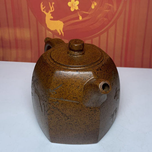 Vintage Chinese Yixing Purple Clay Teapot Zisha Ceremony Nice Household Teaware