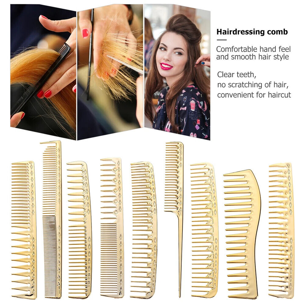 Women Hair Brush Plastic Wide Tooth Styling Combs Men Hairdressing Salon Toolkit