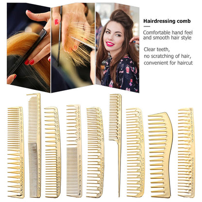Women Hair Brush Plastic Wide Tooth Styling Combs Men Hairdressing Salon Toolkit