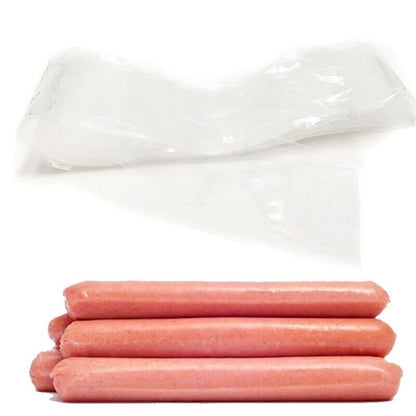 Sausage Casing Food Grade Plastic Inedible Meat Salami Ham Maker Filling 5Mx50mm