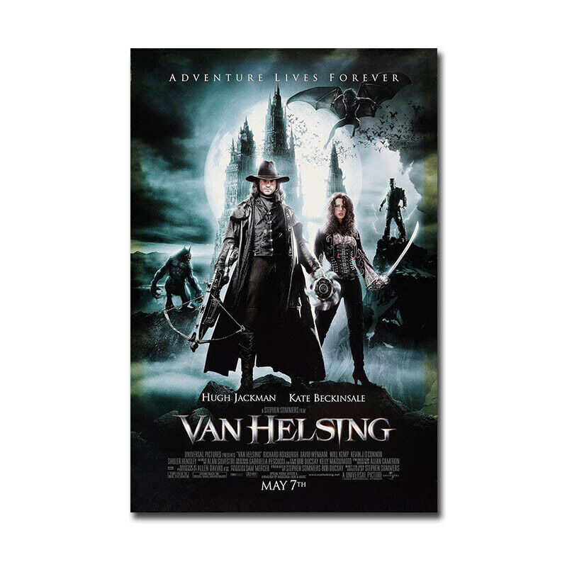VAN HELSING Wall Art Poster Classic Movie Film Print Home Room Decor