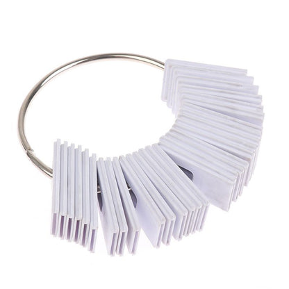 Hair Color Rings 30Pcs Charts Salon Hairdresser Testing Dyeing Practice Swatches